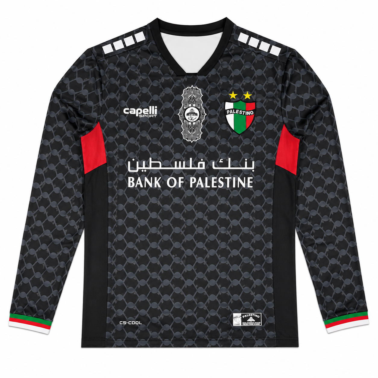 Fc Palestino black warrior LS
