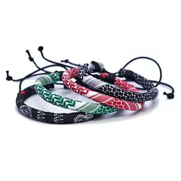 Keffiyeh Bracelet Round