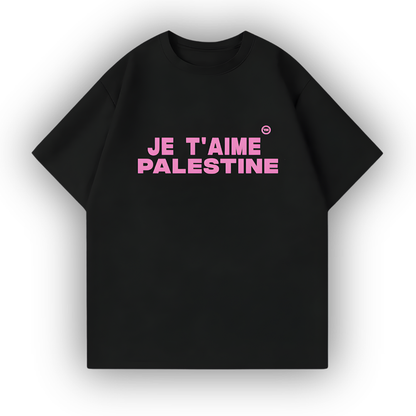 Je t`aime PALESTINE OVRSZ T-Shirt