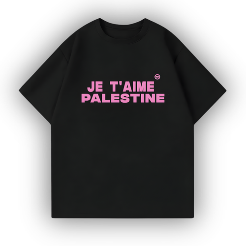Je t`aime PALESTINE OVRSZ T-Shirt