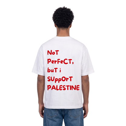Not Perfect Oversized - White