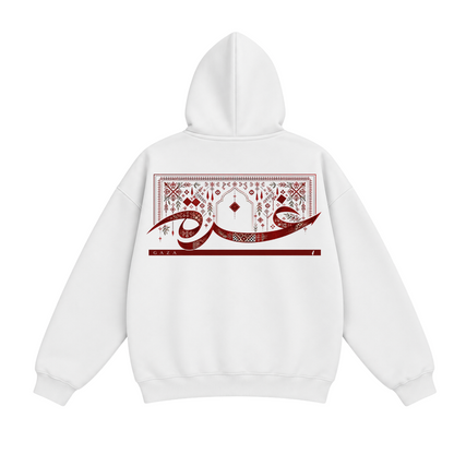 GAZA HERITAGE HOODIE - White