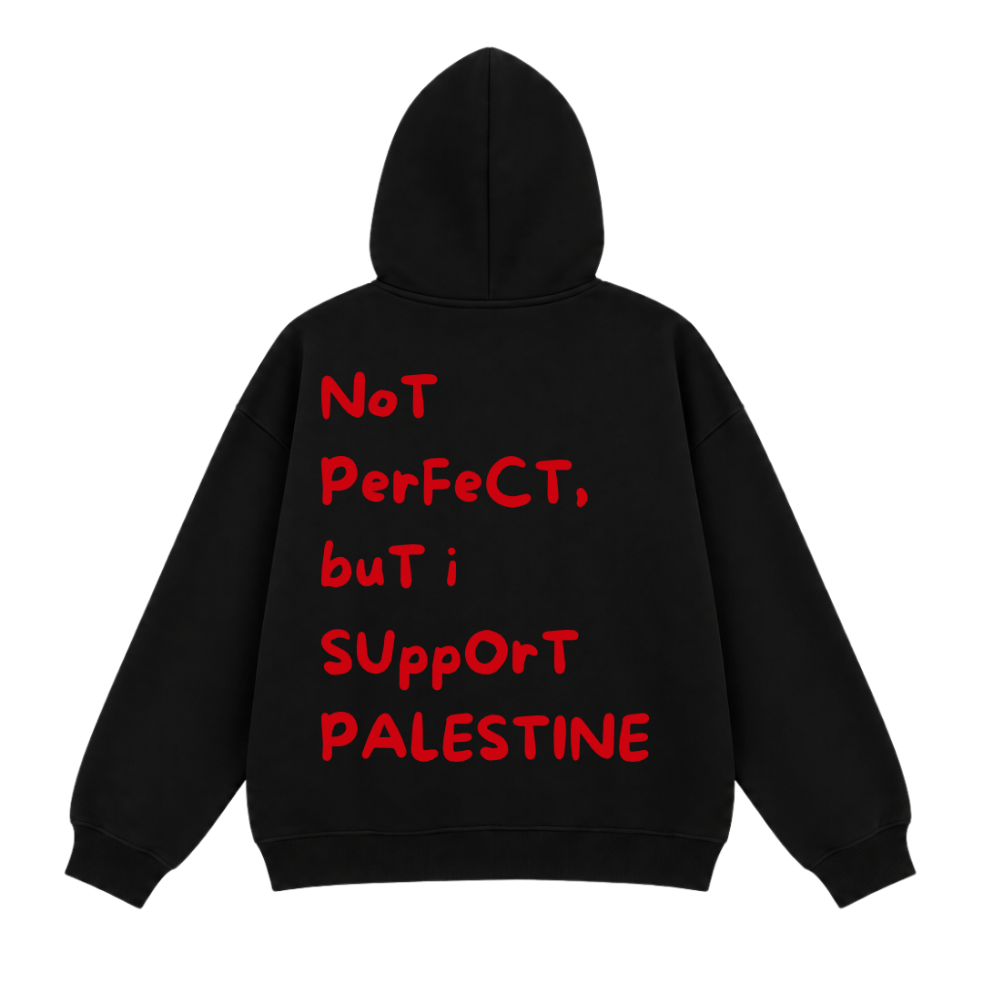 NOT PERFECT HOODIE - Black